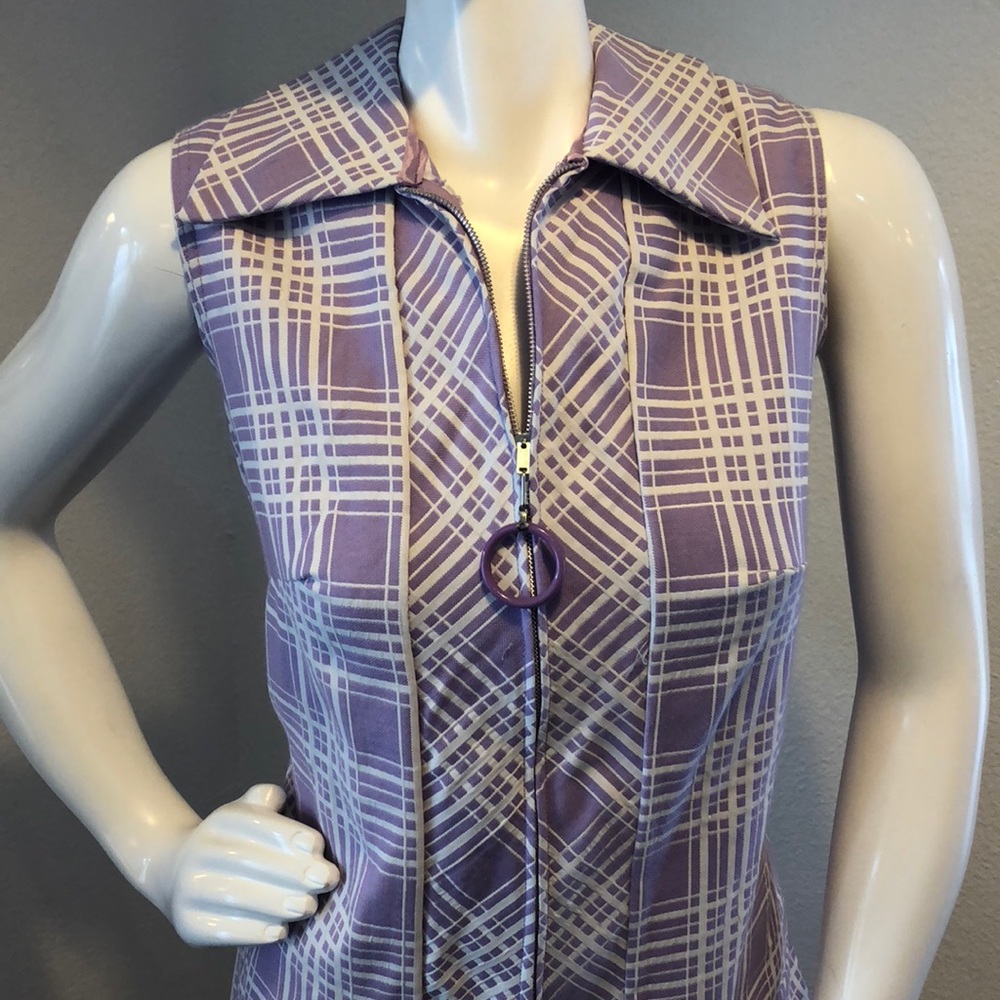 Vintage 60s Dress Funky in Purple SKORT